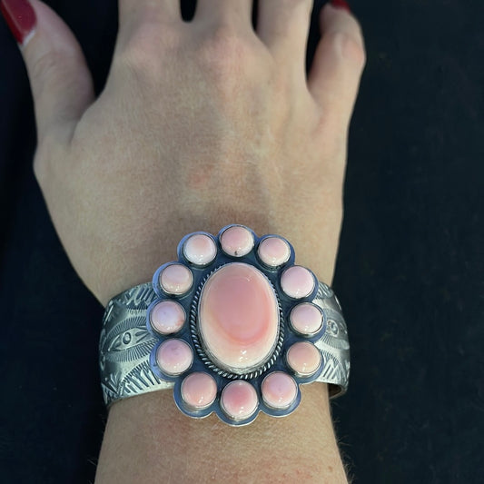 Cotton Candy (Pink Conch Shell) Bracelet