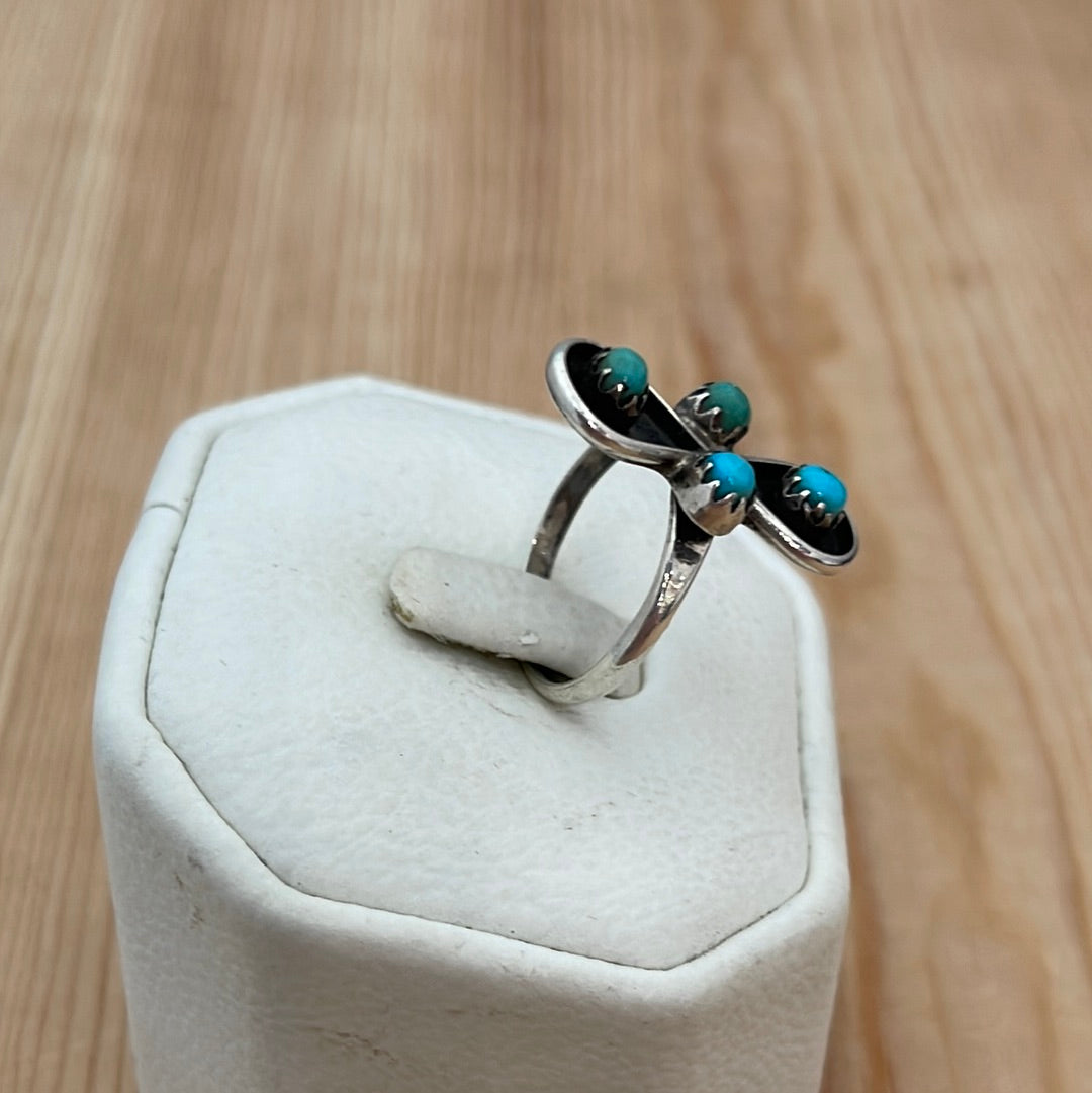 Size 5 - Vintage Kingman Turquoise Ring