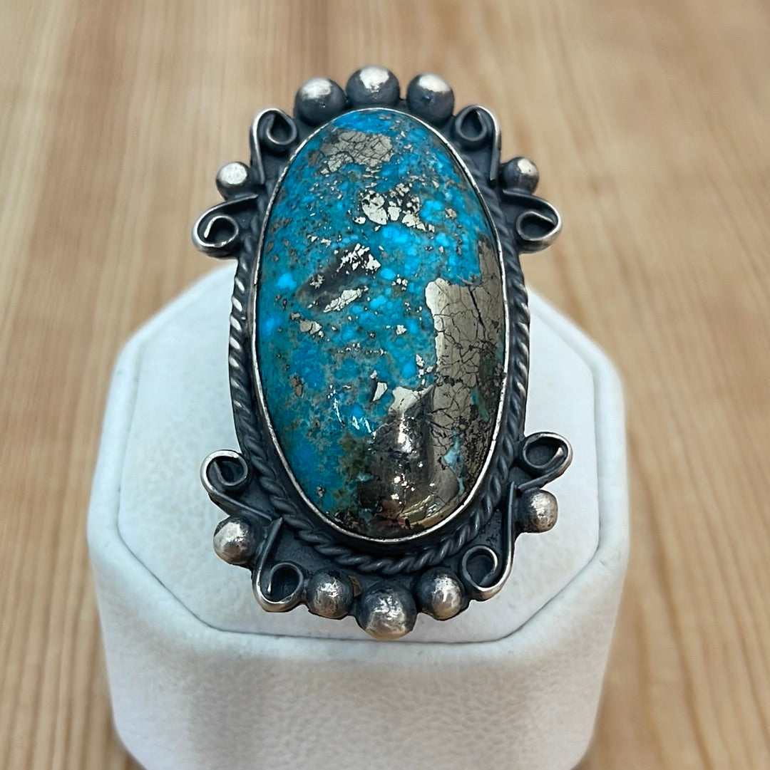 8.0 - Persian Turquoise Ring