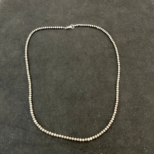 19" 3mm Navajo Pearls