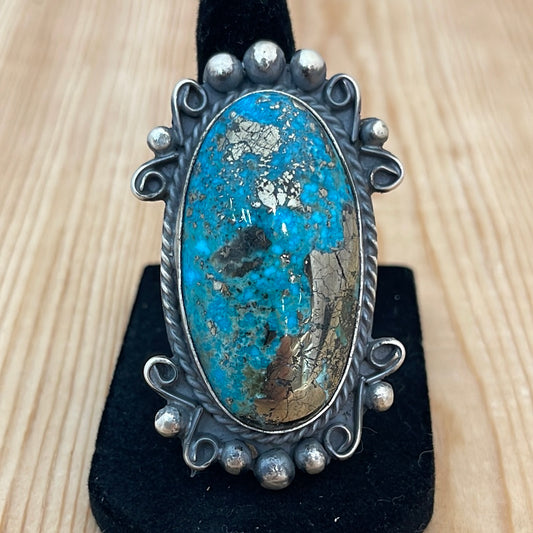 8.0 - Persian Turquoise Ring