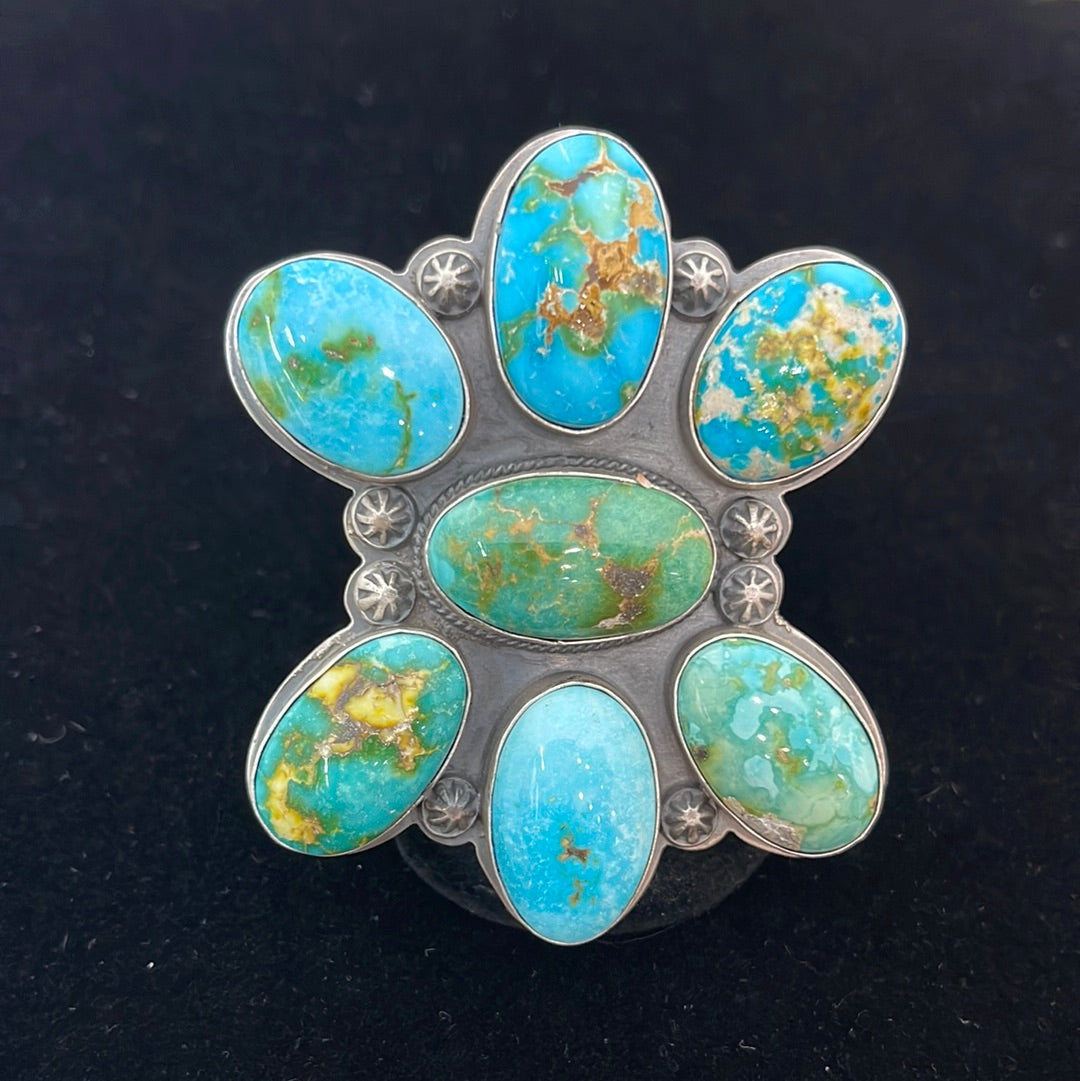 Sonoran Gold Turquoise Adjustable Ring