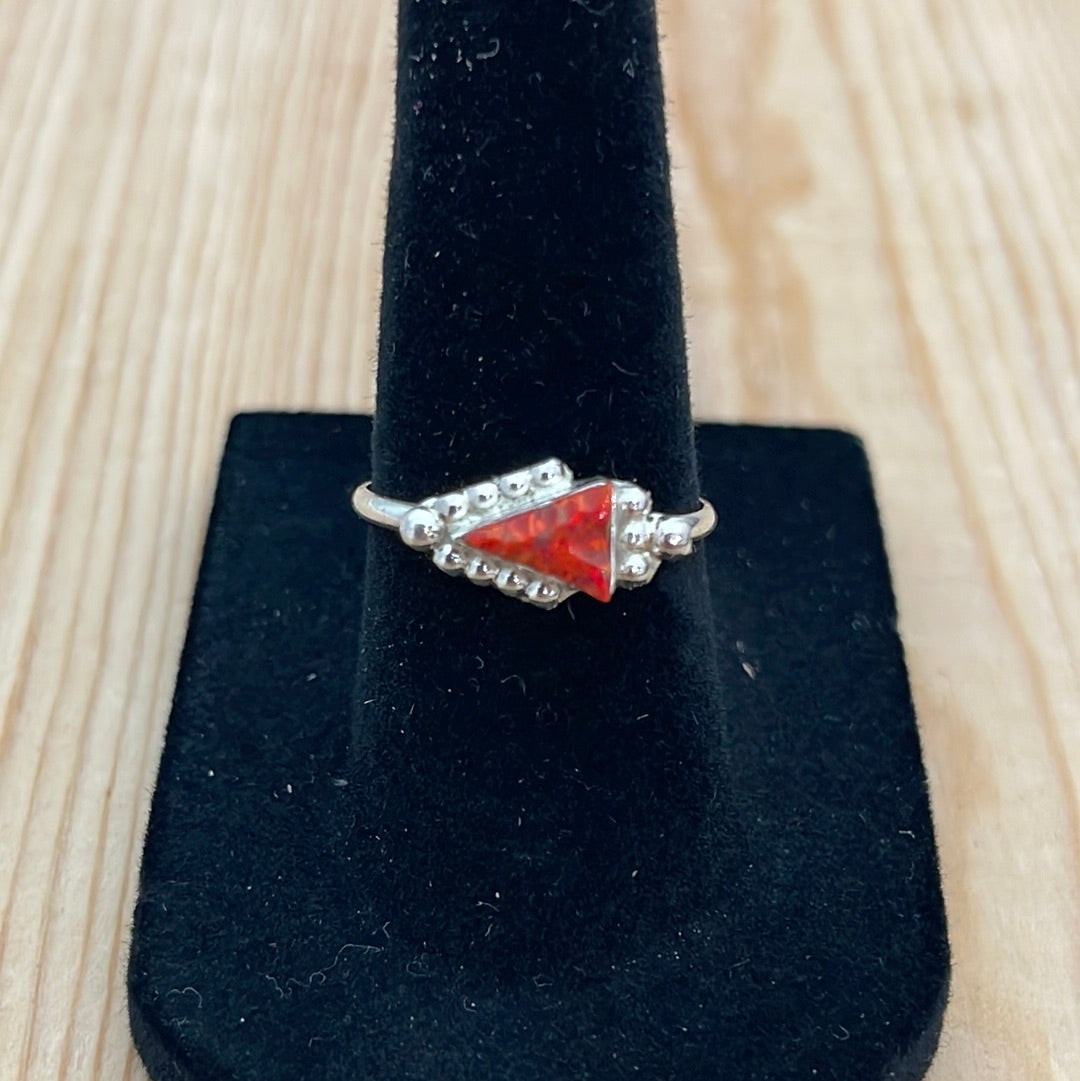 Fire Opal Ring