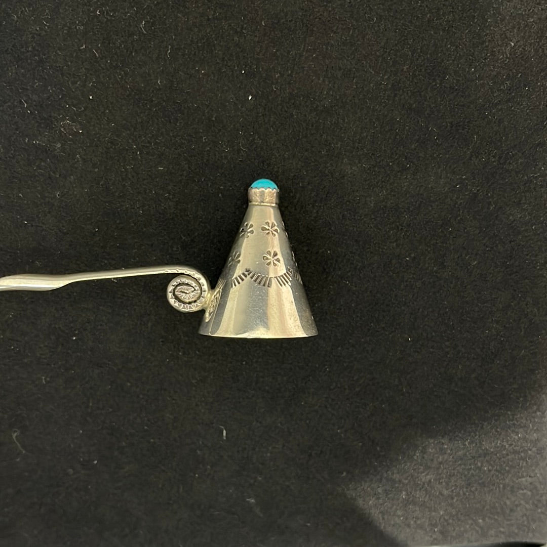 Candle Snuffer with Sleeping Beauty Turquoise