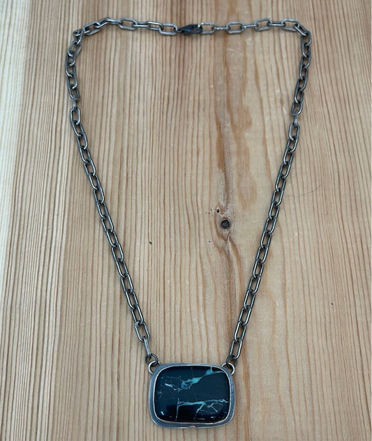 Black Buffalo 18” Necklace