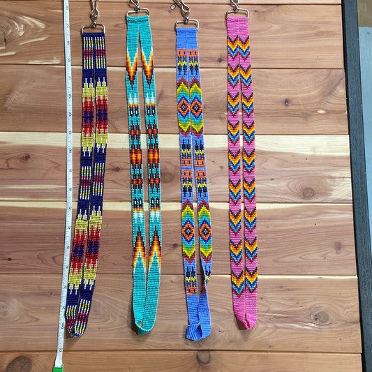 19" beaded lanyard