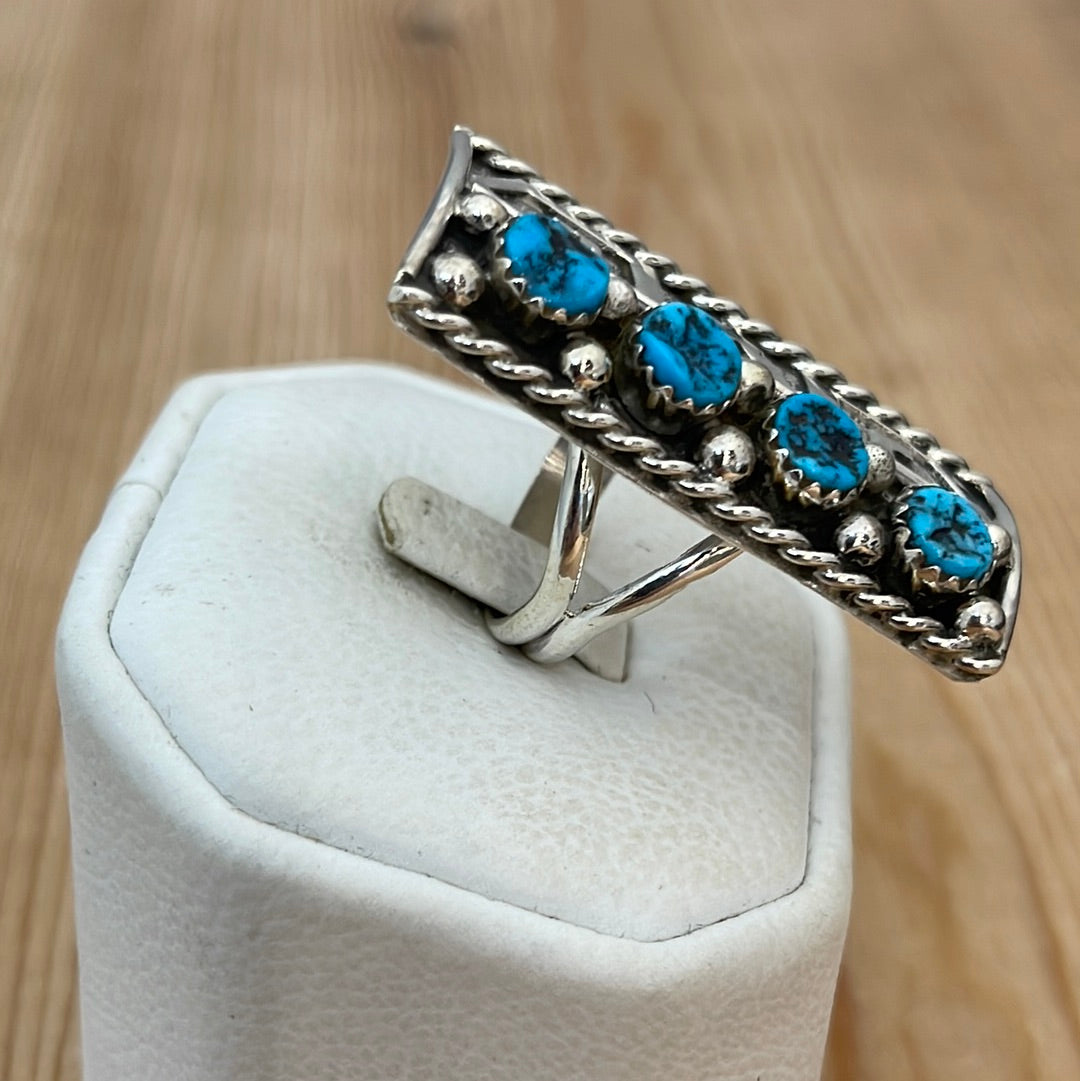 Sleeping Beauty Turquoise Ring