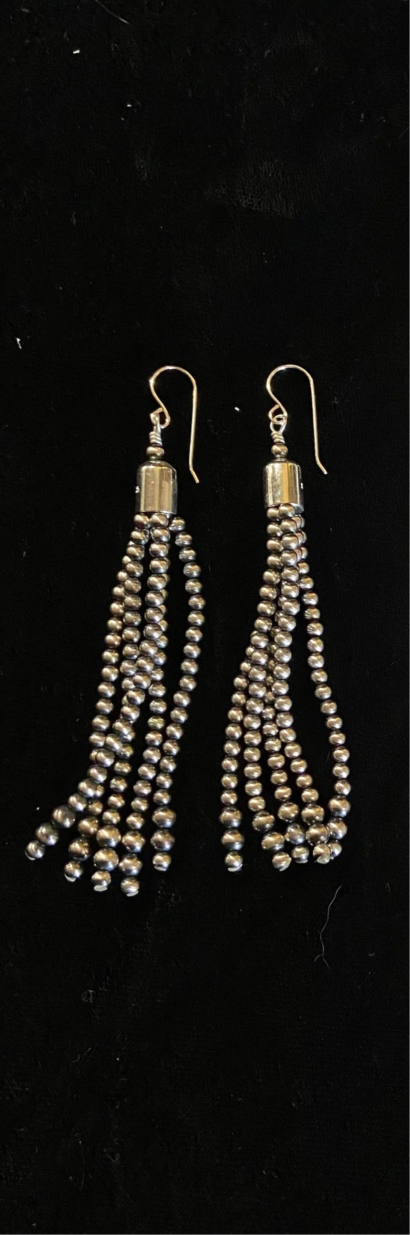 Navajo Pearl Tassel Earrings