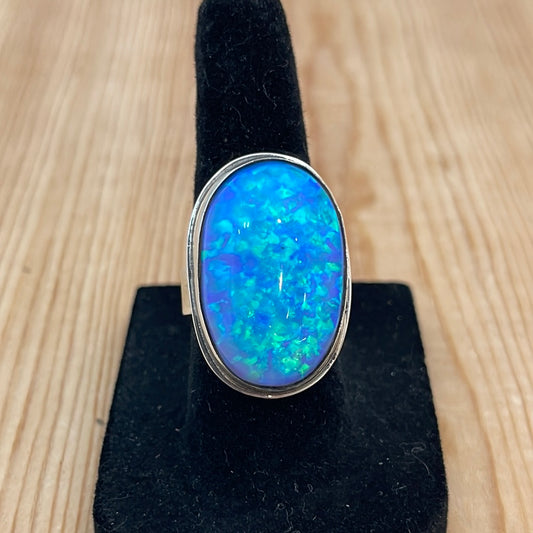 6.5 - Blue Opal Ring