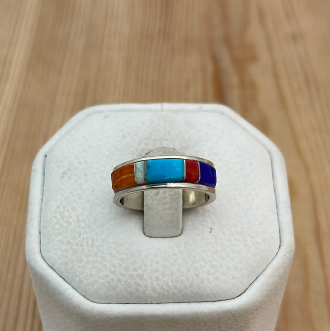 5.0 - Zuni Inlay Band Ring