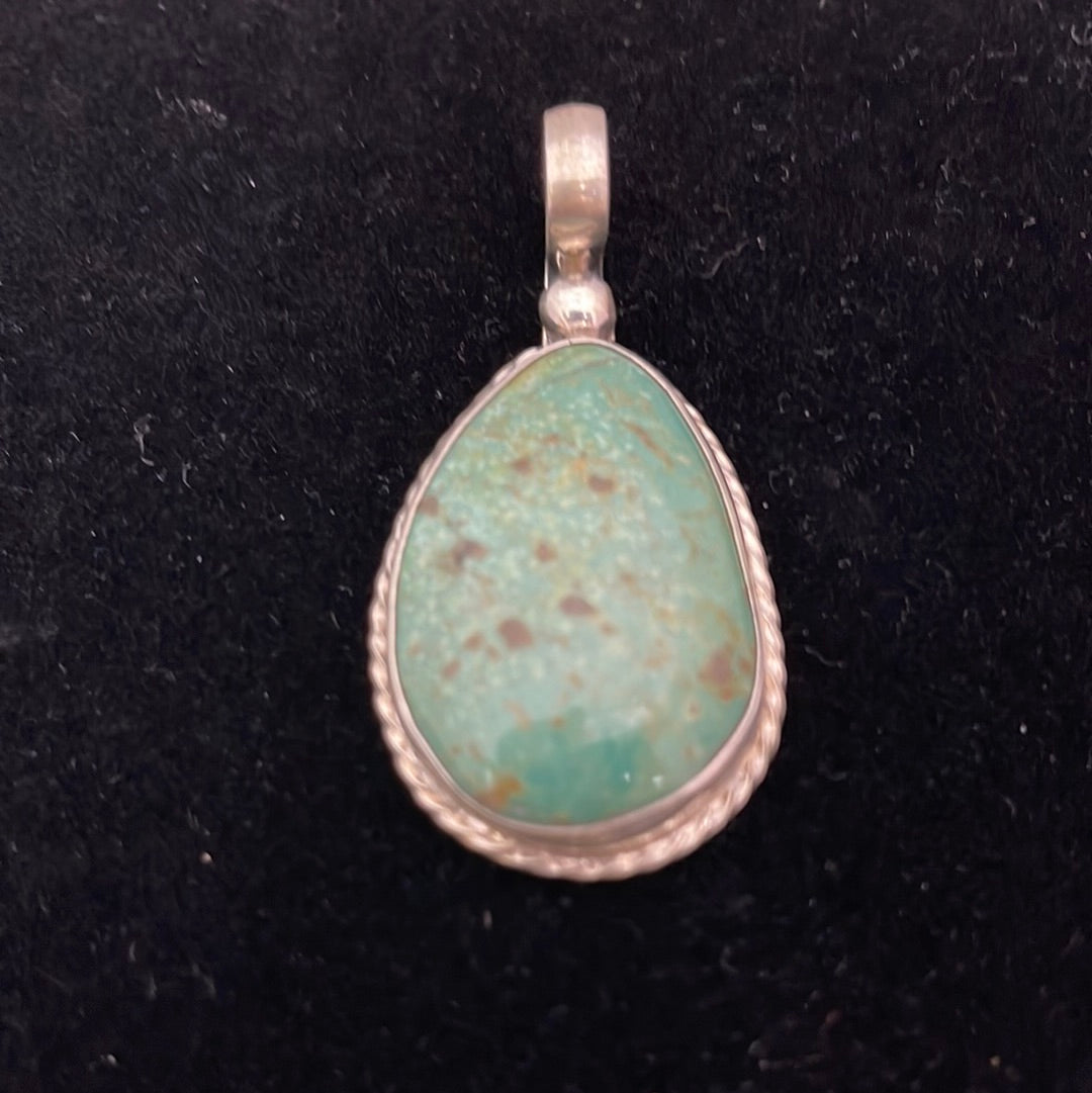 Vintage Emerald Valley Turquoise Pendant
