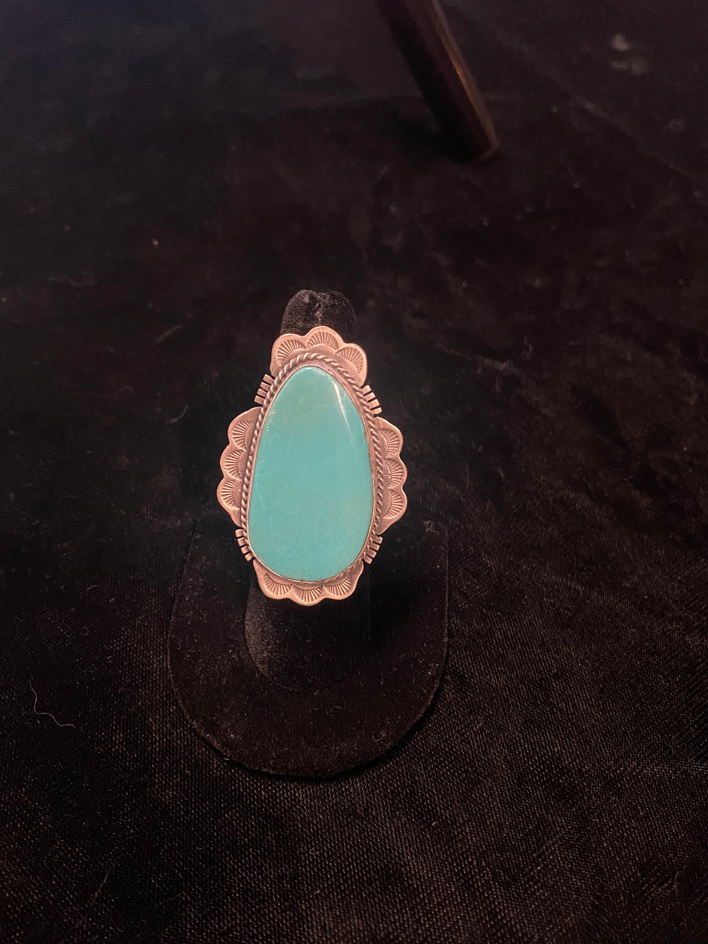 Kingman Turquoise Ring size 6.5