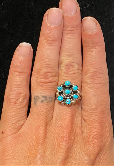 Turquoise Cluster Ring