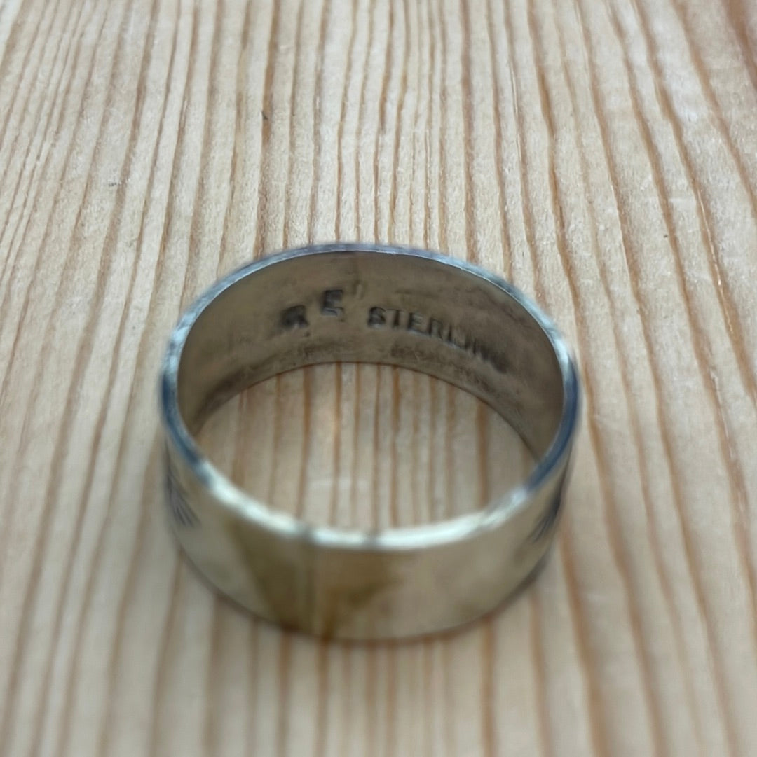 Size 13 - Stamped Band Ring
