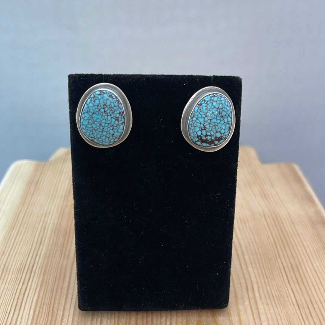 #8 Turquoise Post Earrings