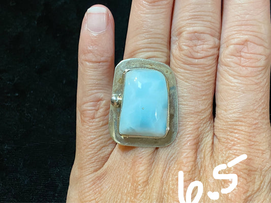 Larimar Turquoise Ring