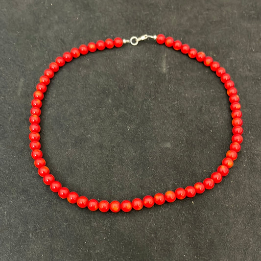 18" 7mm Coral Necklace