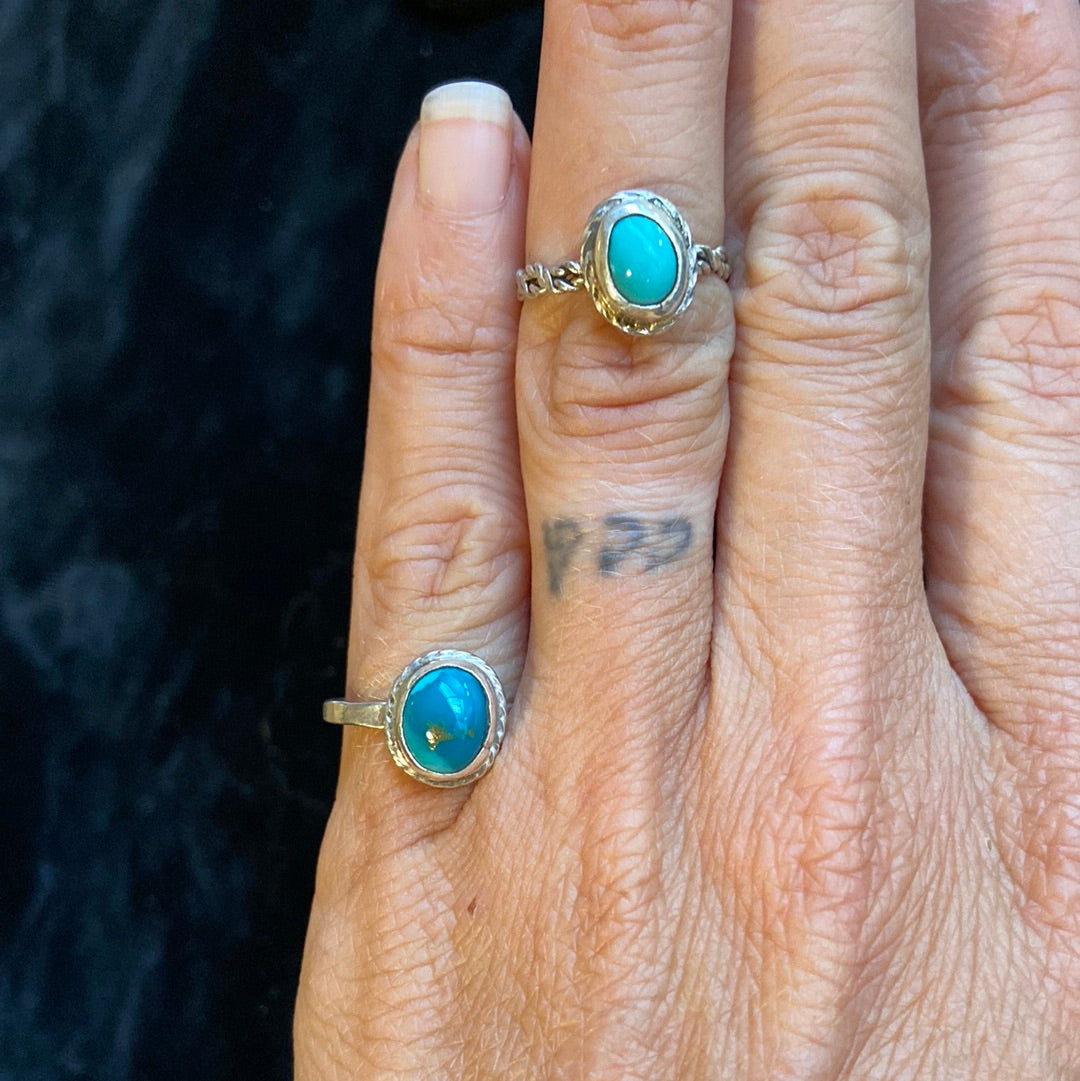 Dainty Turquoise ring size 5.5