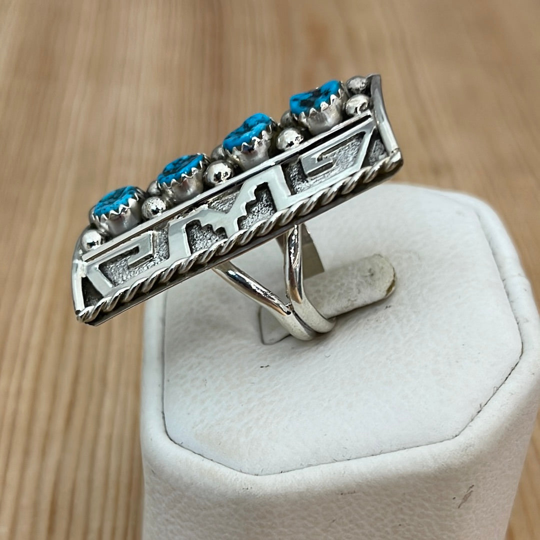 Sleeping Beauty Turquoise Ring