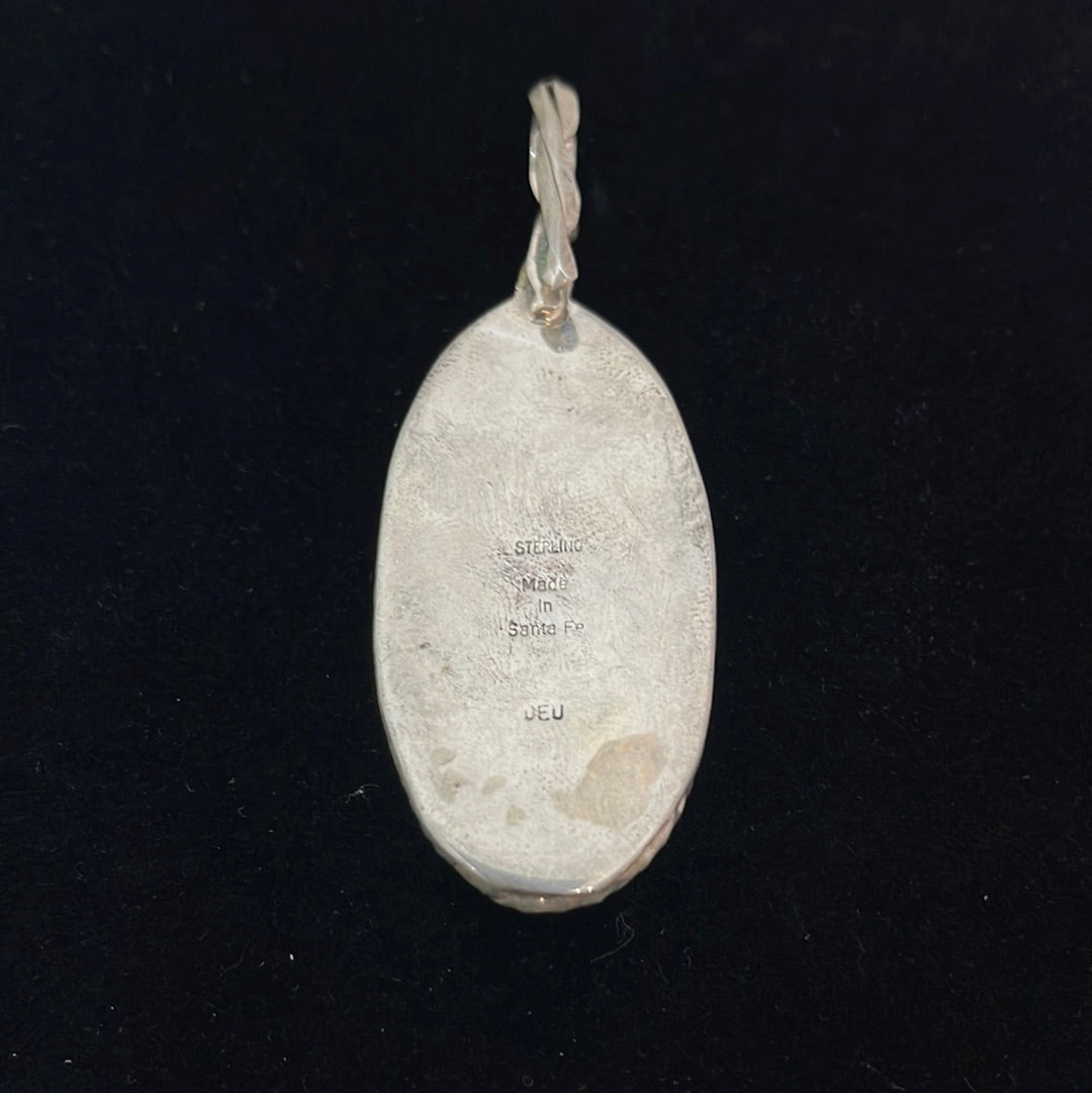 Vintage Jasper Shepherds Hook Pendant