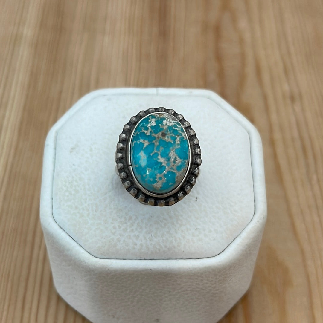 4.5 - Sonoran Gold Turquoise Round Ring