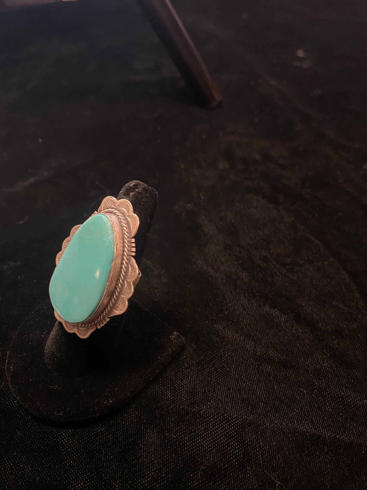 Kingman Turquoise Ring size 6.5