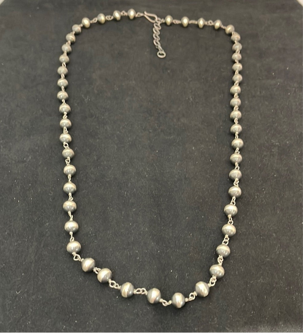 Navajo Pearl 10mm on a 36" Necklace