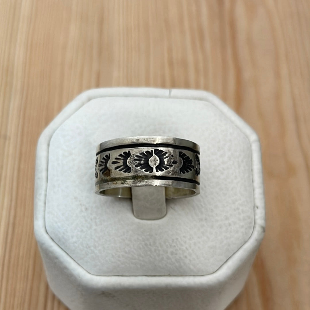 Size 9 - “Eye” Stamped Band Ring