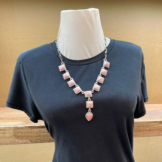 Pink Conch Shell 19” Necklace