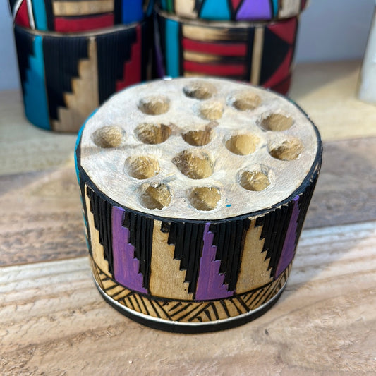 Hand Carved Pen Holders