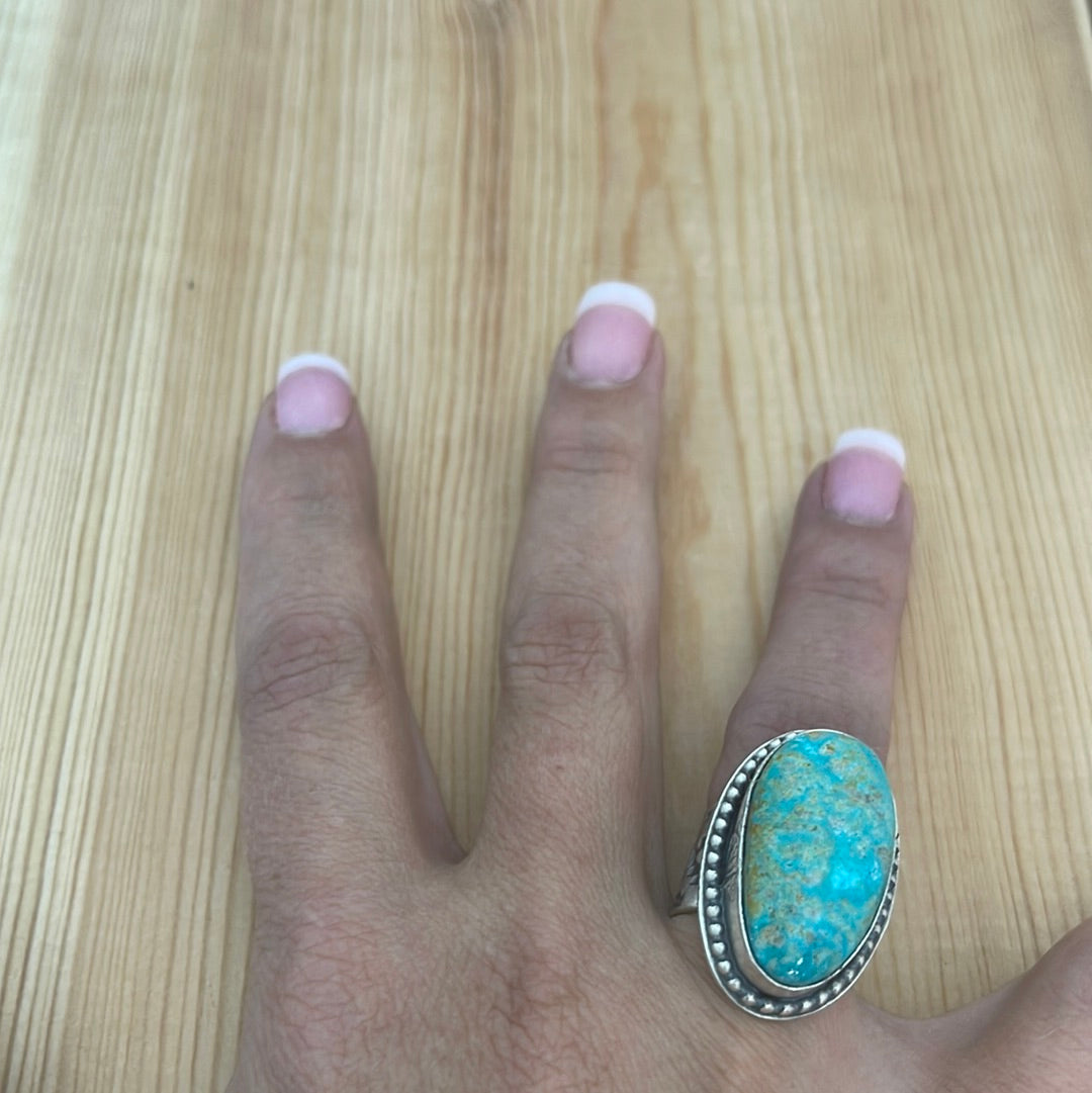 6.5 Sonoran Rose Turquoise Ring