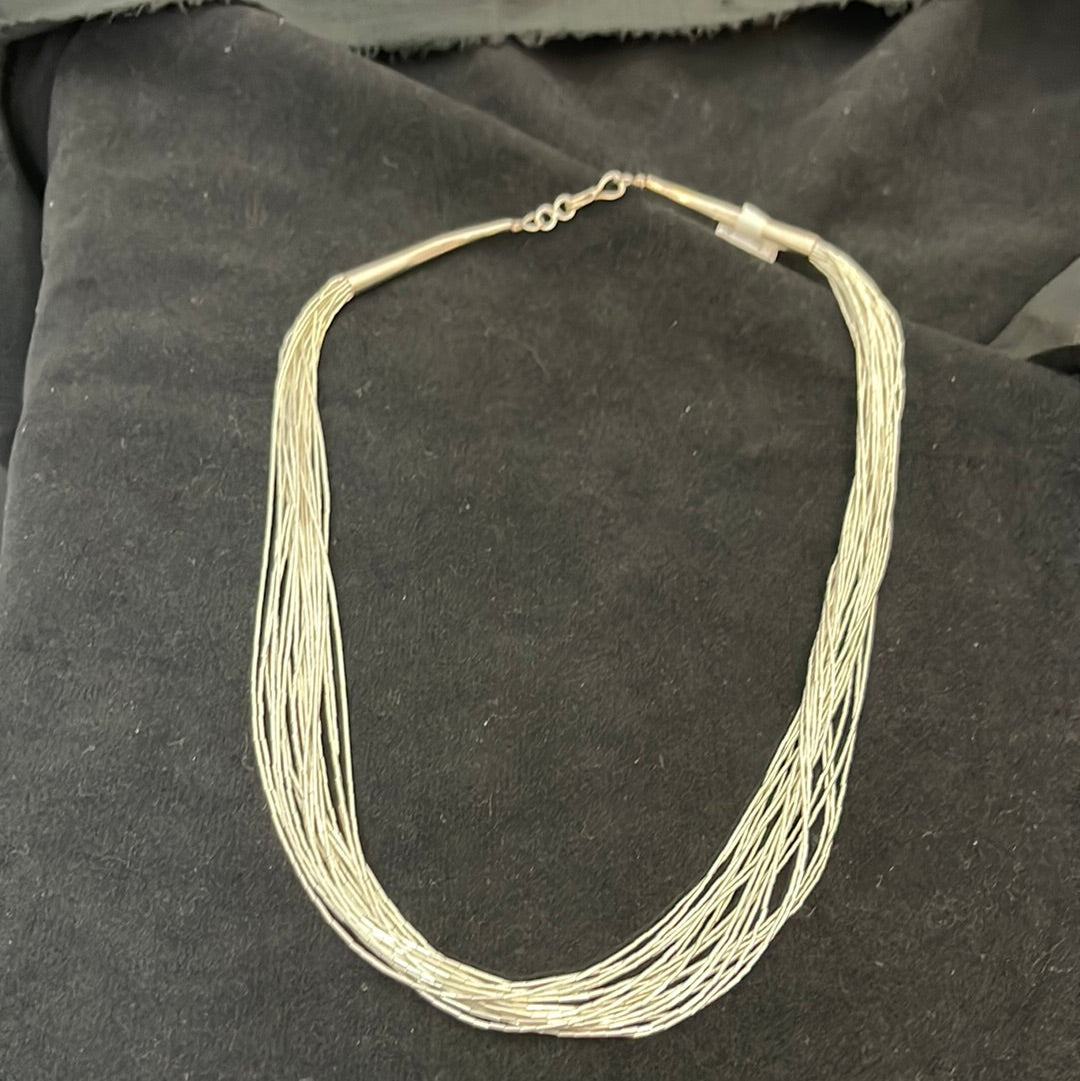 18" Liquid Silver Necklace