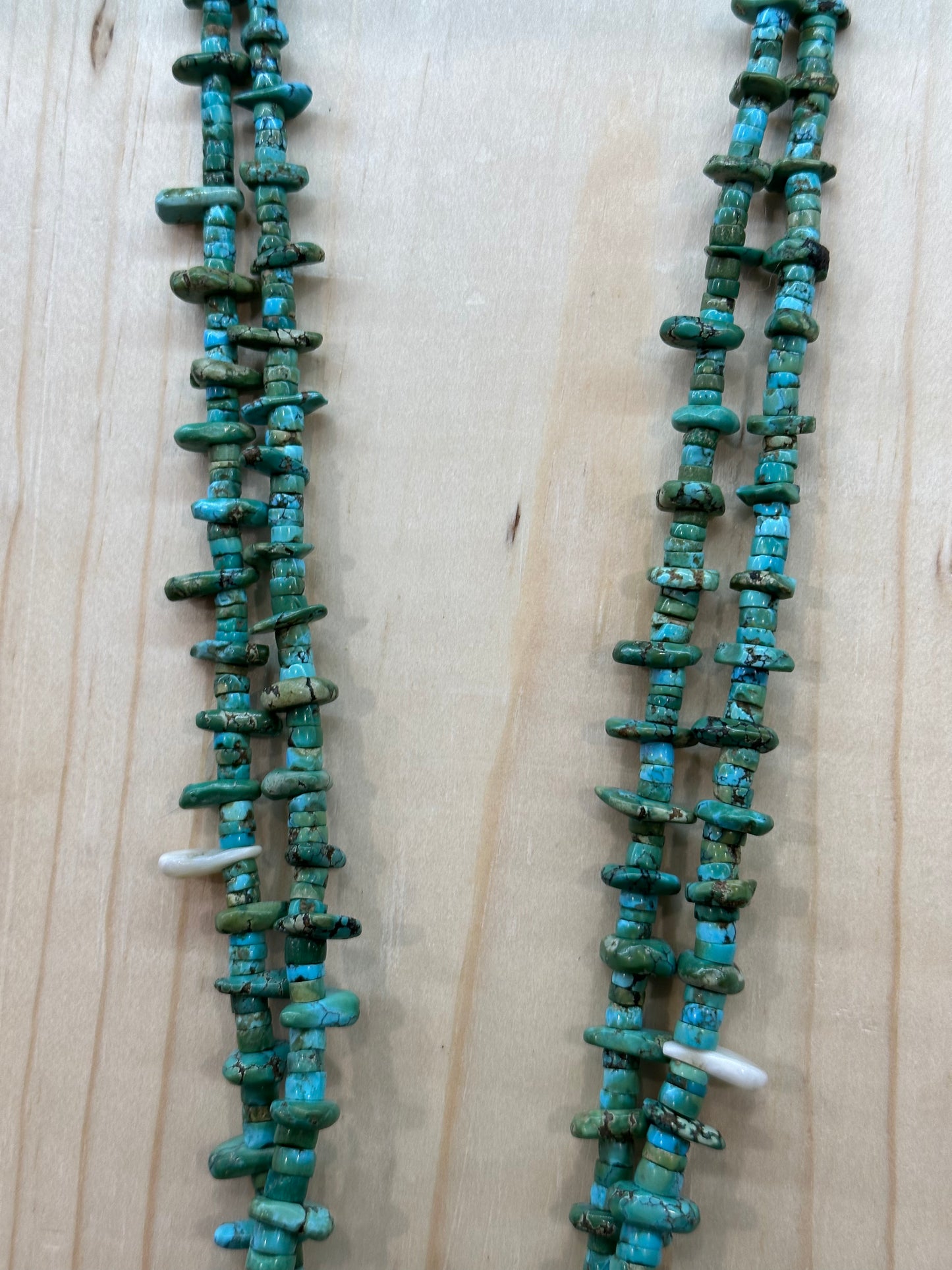 Vintage Number 8 Turquoise Santo Domingo Necklace with Jacla