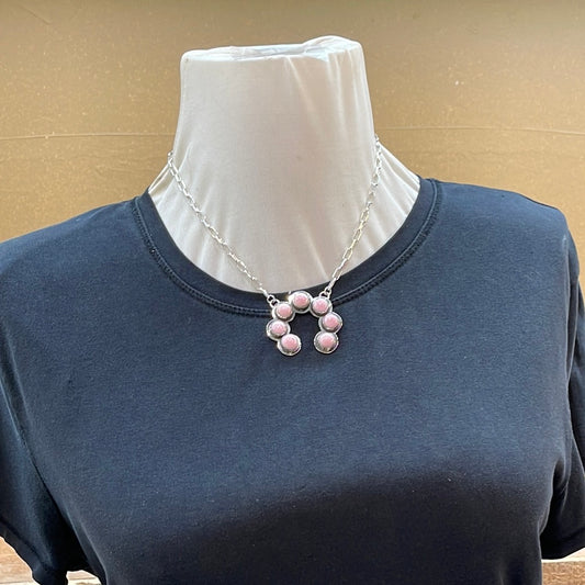 Pink Conch Shell Naja 16" Necklace