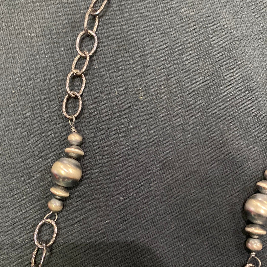 5 strand Peruvian opal necklace