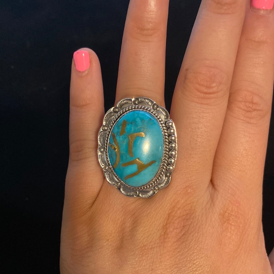 Kingman Turquoise 7.0 Ring