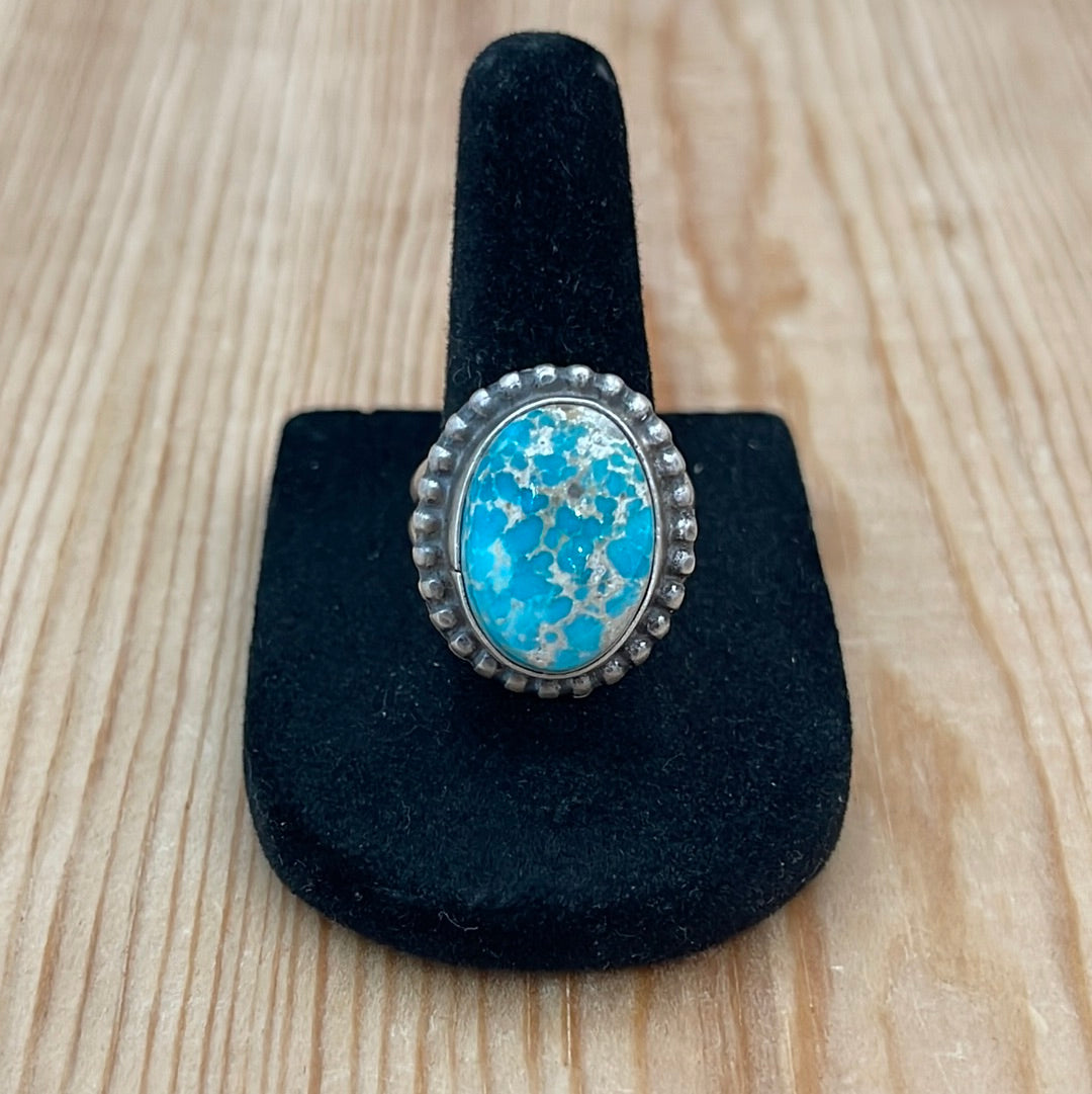 4.5 - Sonoran Gold Turquoise Round Ring