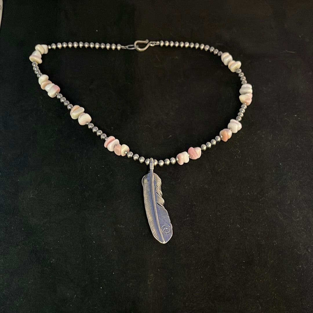 Cotton Candy (Pink Conch Shell) 20” Necklace