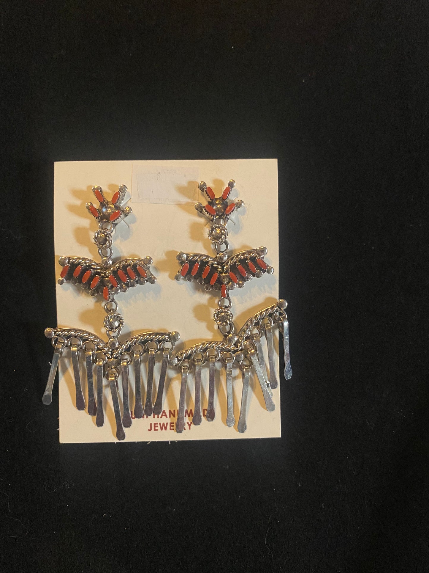 Halian Coral Chandelier Earrings