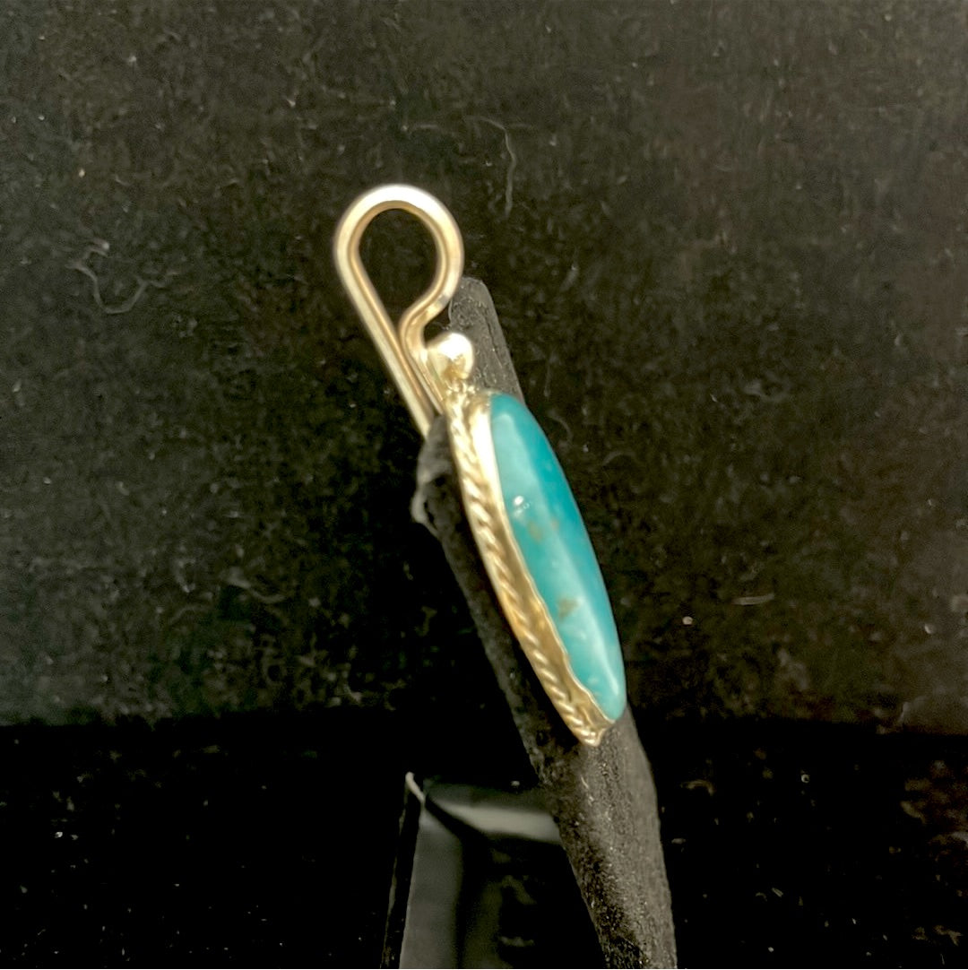 Vintage Kingman Turquoise Pendant