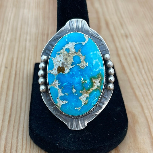 9.0 - Sonoran Gold Turquoise Oval Ring