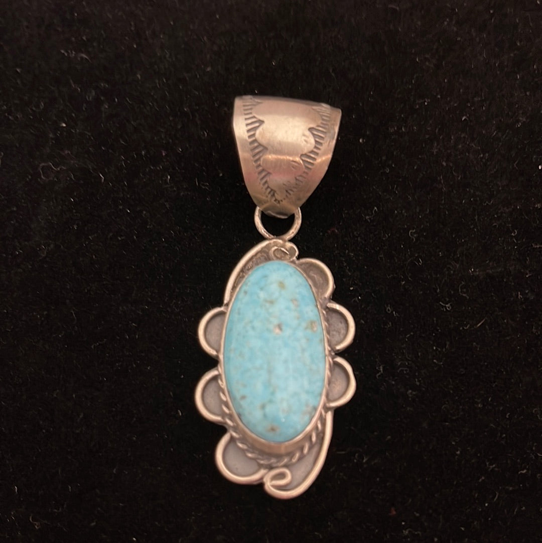 Sonoran Blue Turquoise Pendant