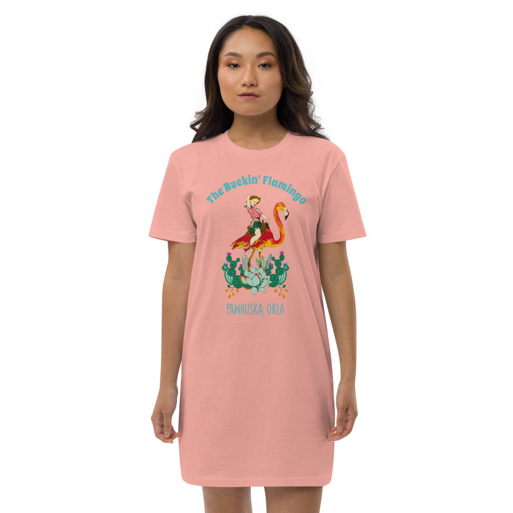 Organic cotton t-shirt dress Classic Logo