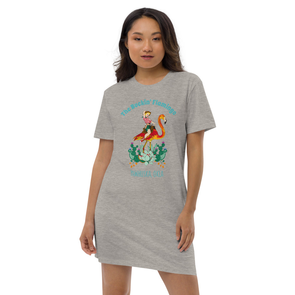 Organic cotton t-shirt dress Classic Logo