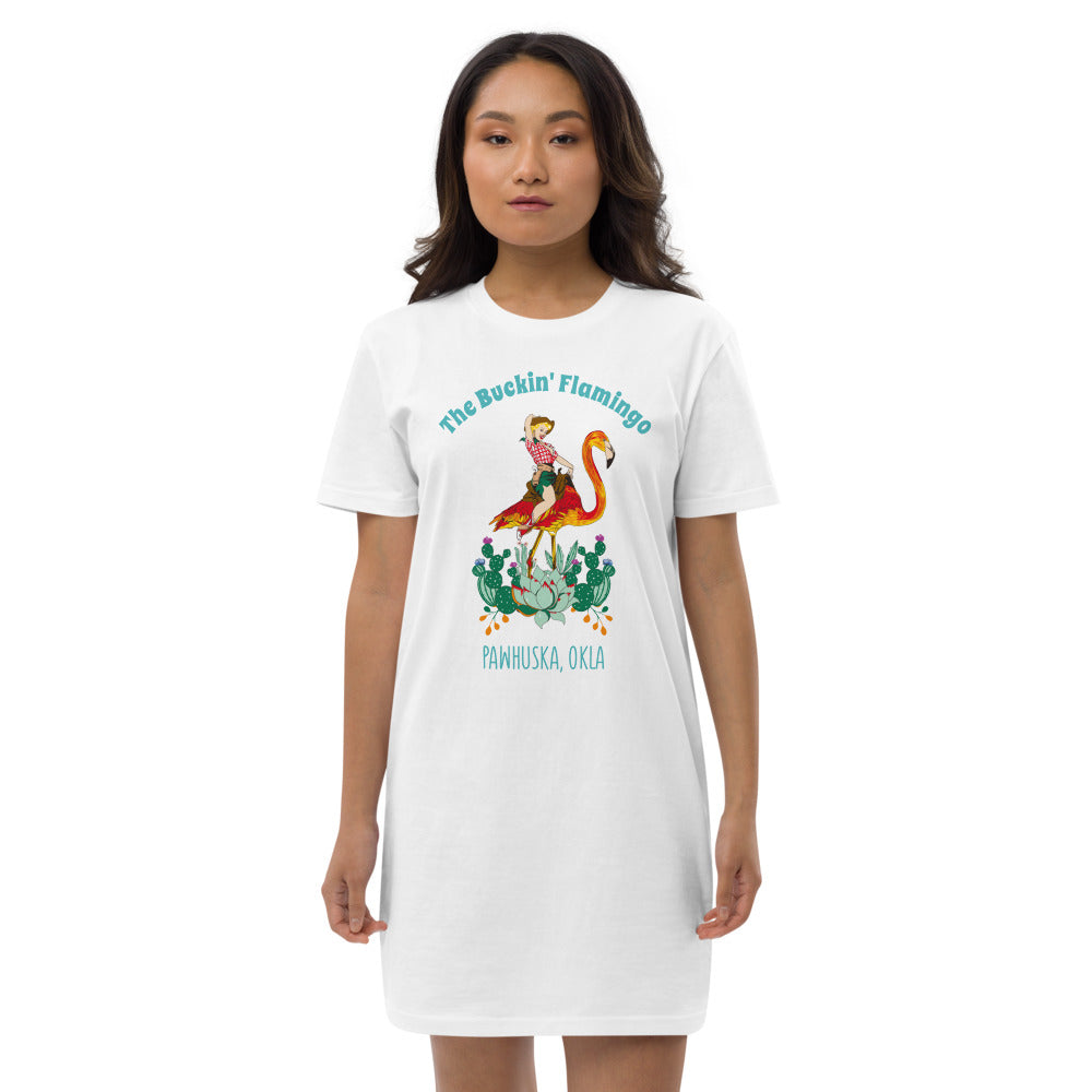 Organic cotton t-shirt dress Classic Logo