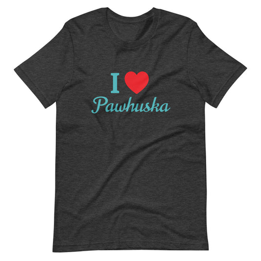 Love Pawhuska Short-Sleeve Unisex T-Shirt Bella + Canvas